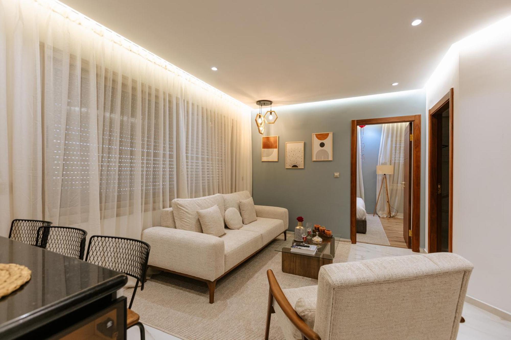 Marina View Residence Luxurious Studio Retreat With Stunning Ocean Views 1 Double Bedroom, 1 Convertible Couch Tânger Exterior foto
